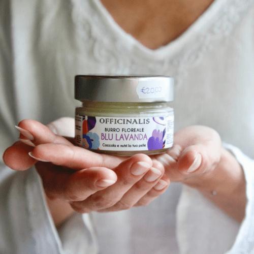BURRO FLOREALE BLU LAVANDA - OFFICINALIS