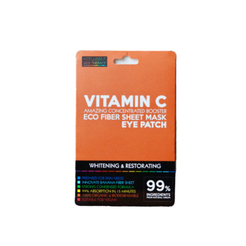 PATCH CONTORNO OCCHI IN TESSUTO ALLA VITAMINA C - BEAUTY FACE